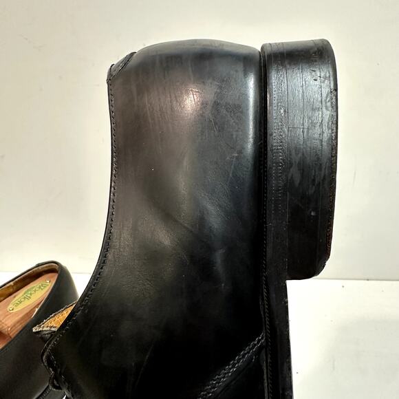 VERY GOOD Rancourt & Co. x Cole Haan Split Toe Derby Black Calf Made in USA 10.5 - Picture 8 of 14